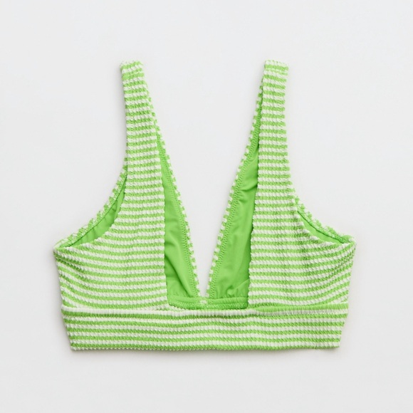 Aerie Green & White Striped Swim Set | NWOT - Picture 7 of 10